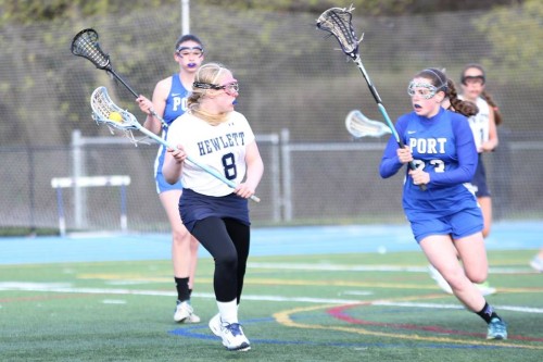 Margo Verschleiser - Midfield (Hewlett) vs. Maggie Bridges - Defense (Port)